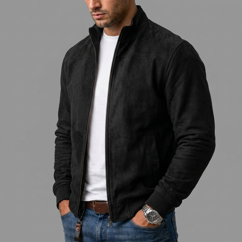 Corrado | Suede Bomber