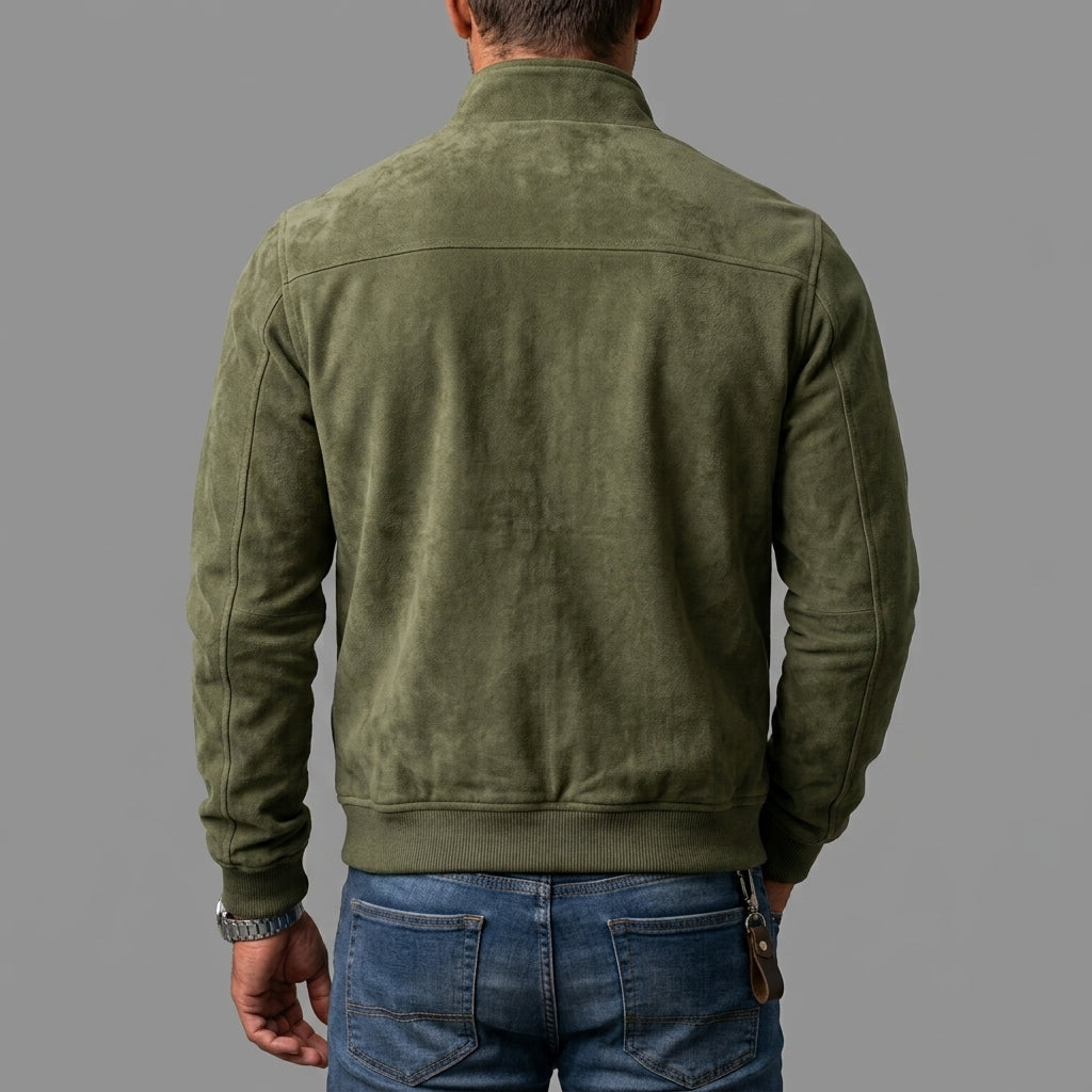 Corrado | Suede Bomber