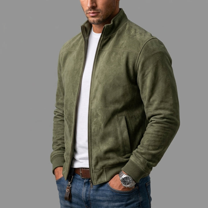 Corrado | Suede Bomber