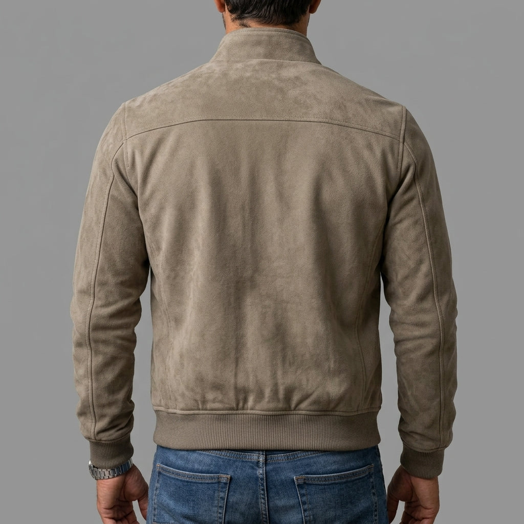 Corrado | Suede Bomber
