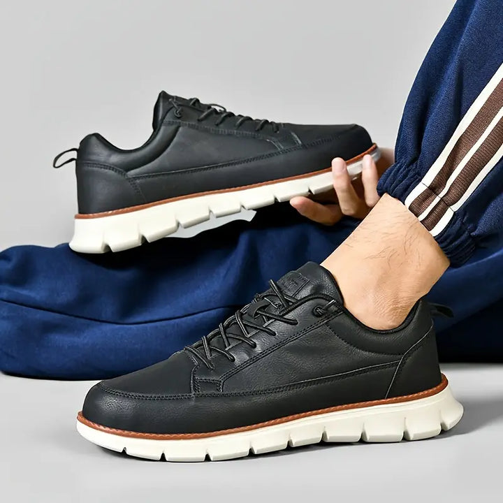Marcus | Navy Casual Trainers