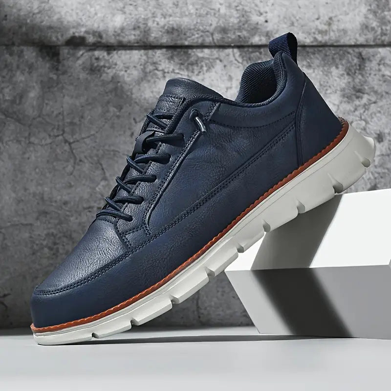 Marcus | Navy Casual Trainers