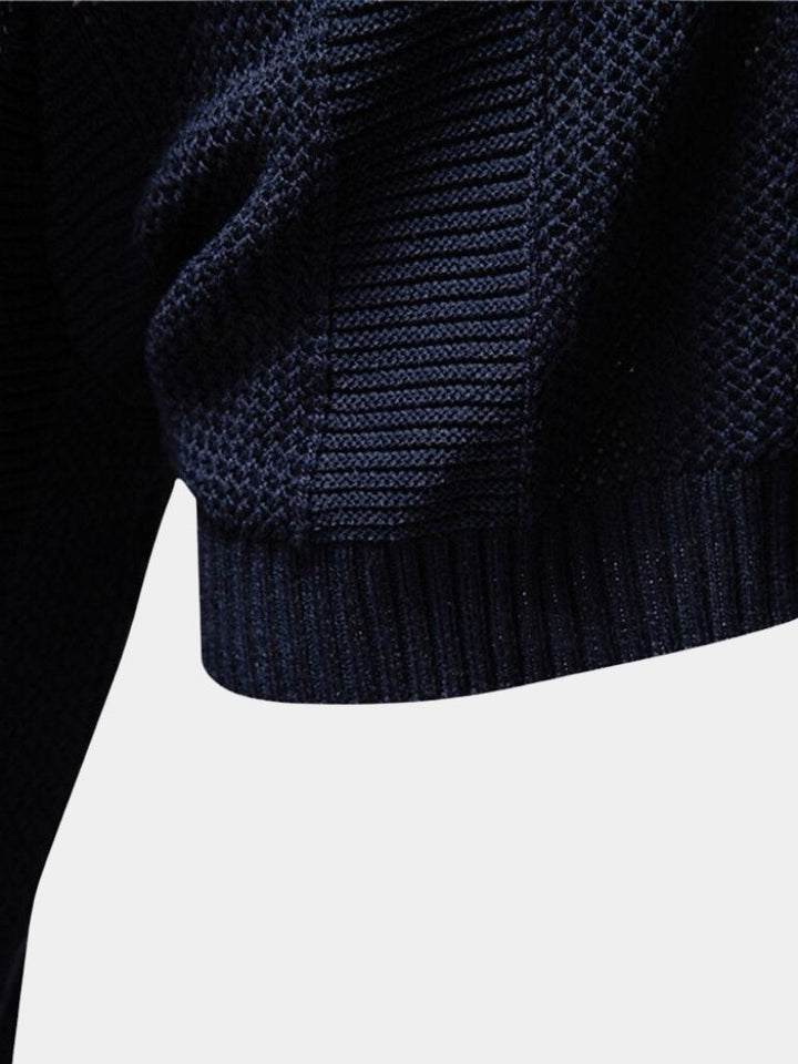 Murray | Textured Beige Knit Polo