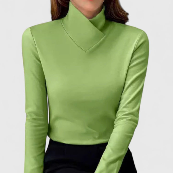Sabrina | Chic Collared Sweater