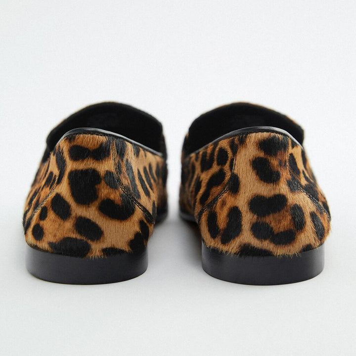 Adrianna | Bold Leopard-Print Loafers