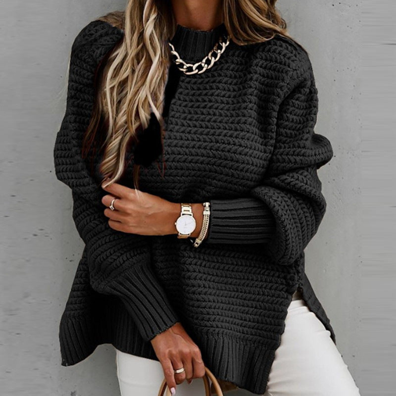 Tessora | Luxe Textured Knit Pullover - Comfort & Elegance