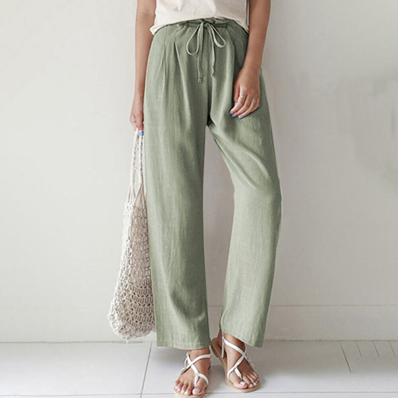 Vara - Relaxed Trousers with Drawstring