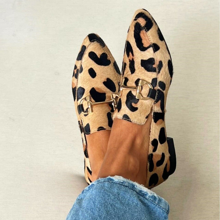 Eloise | Modern Savannah-Print Flats