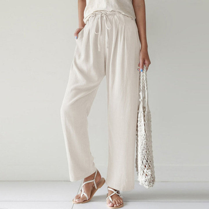 Vara - Relaxed Trousers with Drawstring