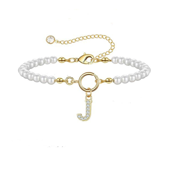 Personalized Golden Letter Bracelets - Auden Key