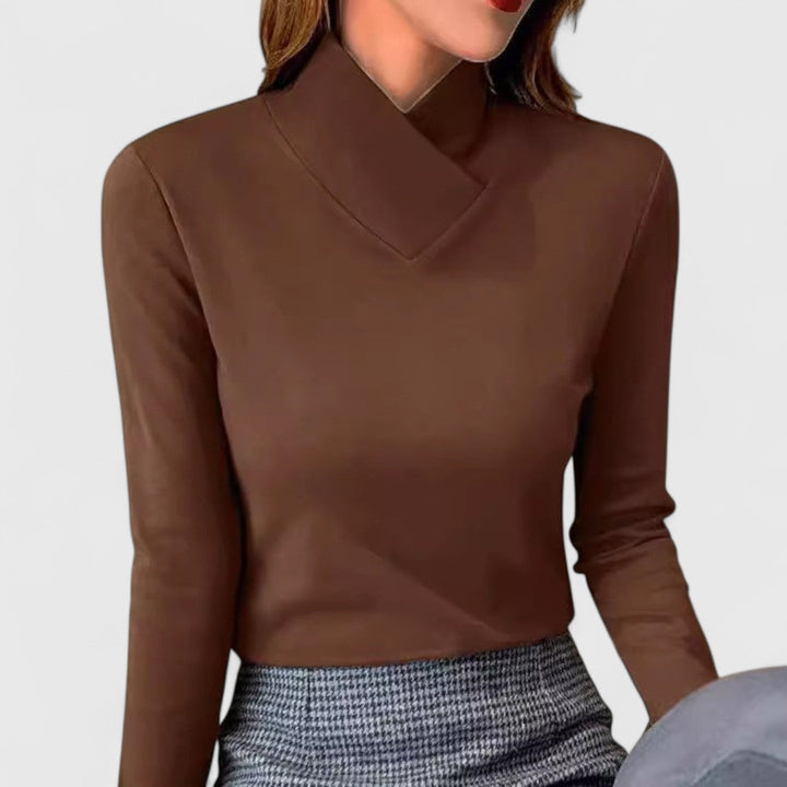 Sabrina | Chic Collared Sweater