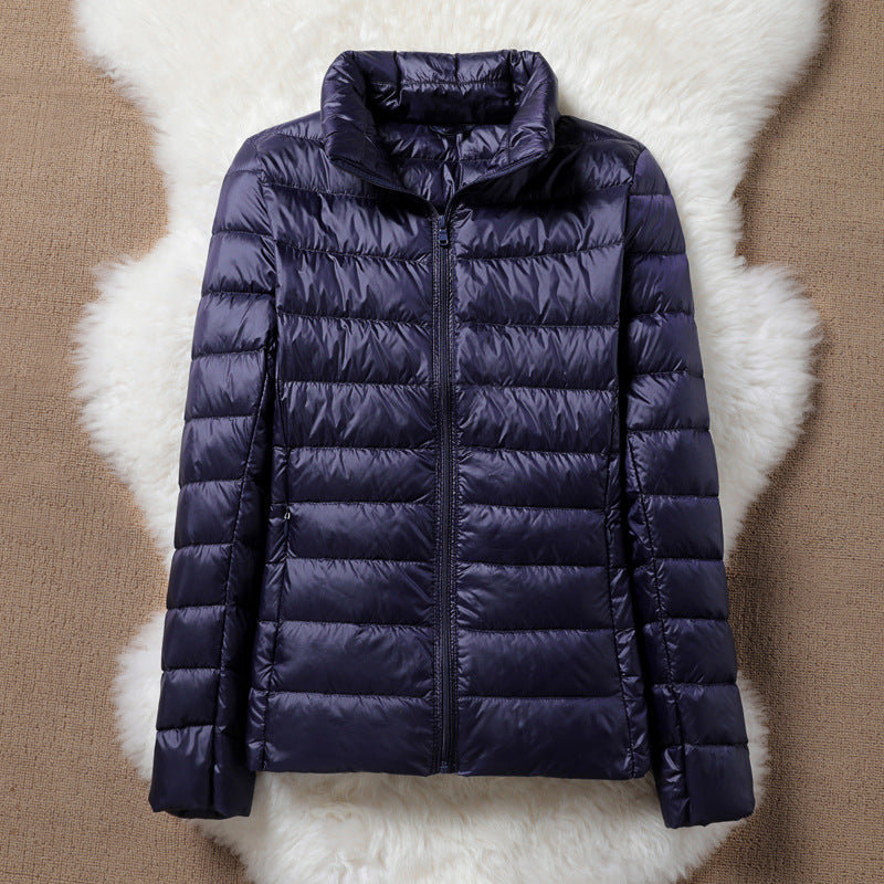 Eline Mid-Season Jacket, Navy Blue