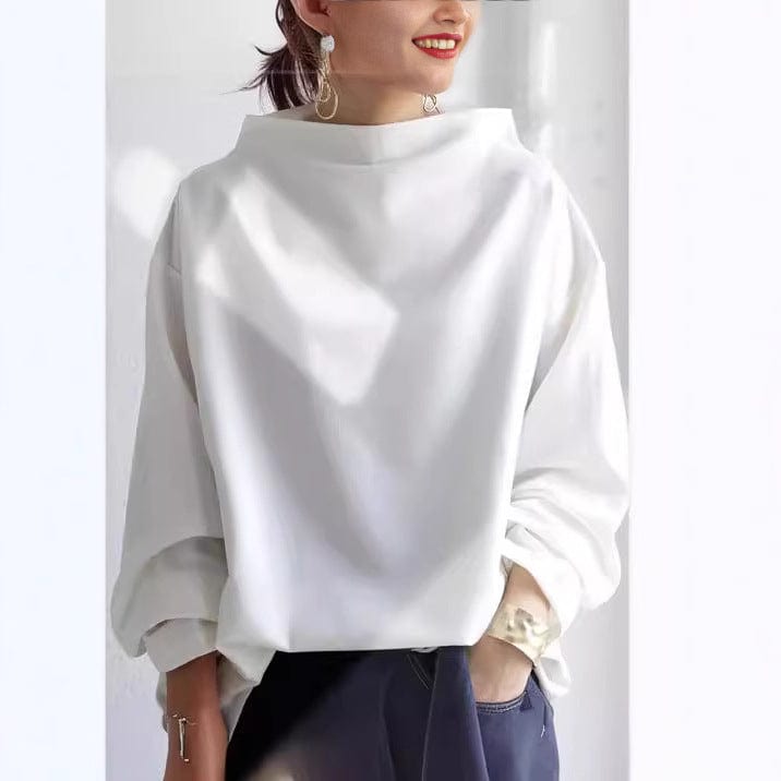 Nora | Stylish High-Collared Casual Top