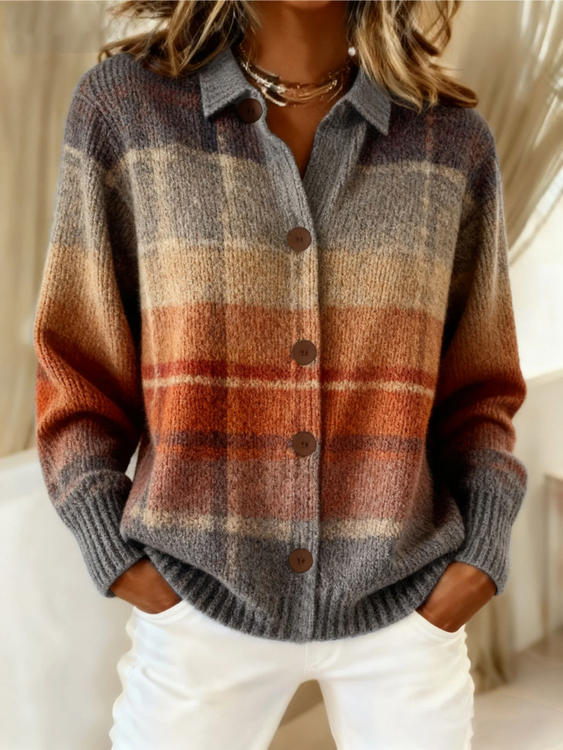 Edith | Autumn Ombre Cardigan