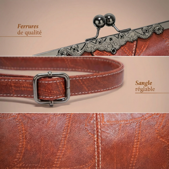 Martha | Classic Leather Vintage Bag