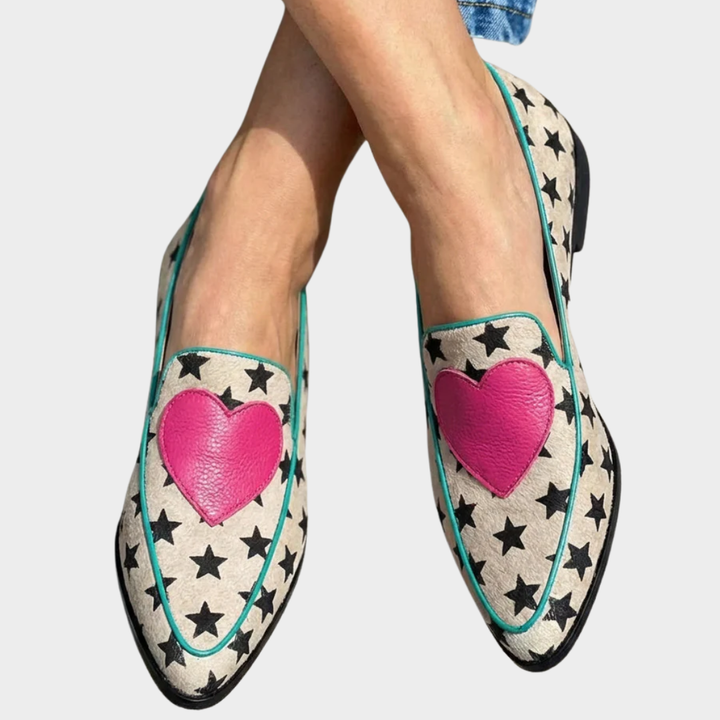 Marisol | Loafers with Playful Hearts