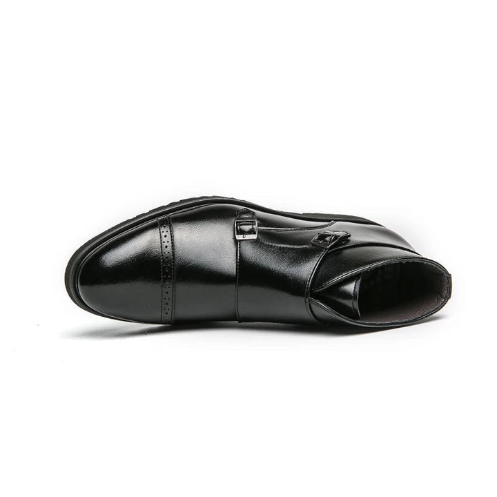 Rex | Brown Double Monk-Strap Boots