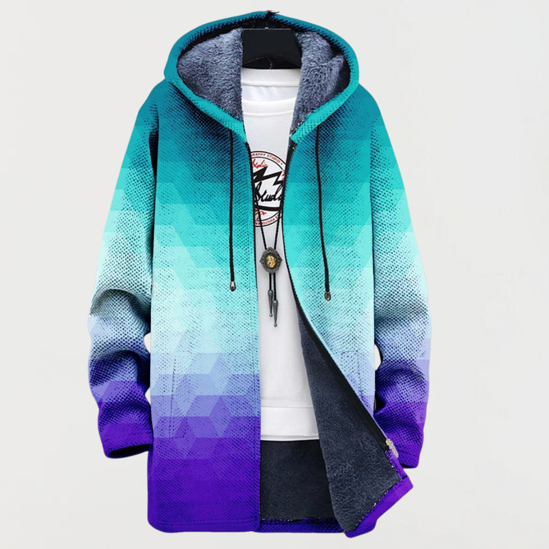 Hannah – Hexagon Pattern Transitional Jacket