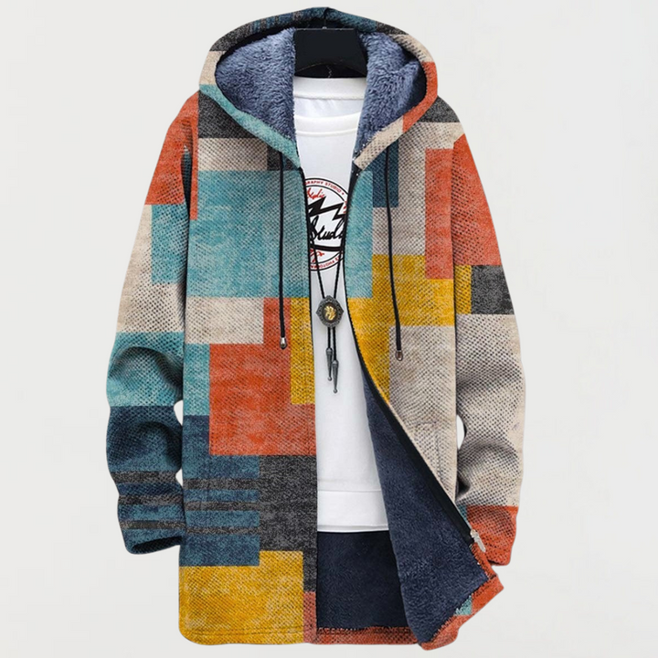 Anna – Geometric Patterned Jacket