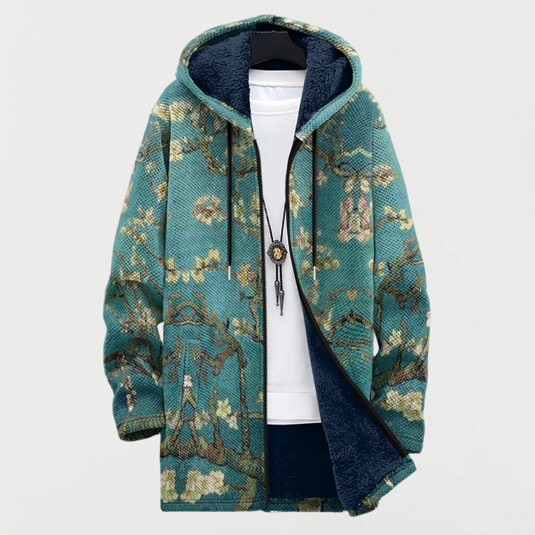 Julia – Artistic Floral Patterned Coat