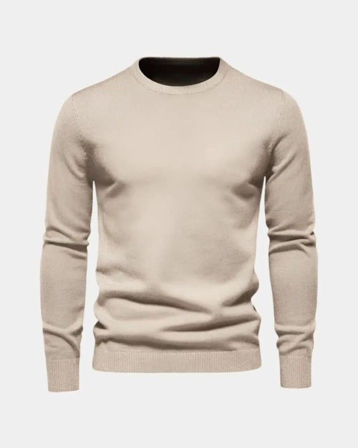 Rhys | Blue Crew-Neck Jumper