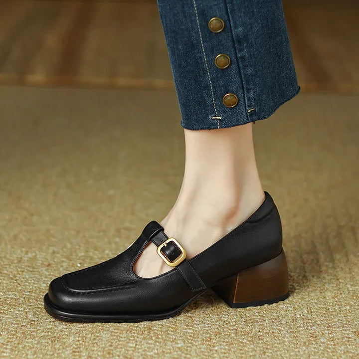 Emilia – Retro-Inspired T-Step Footwear