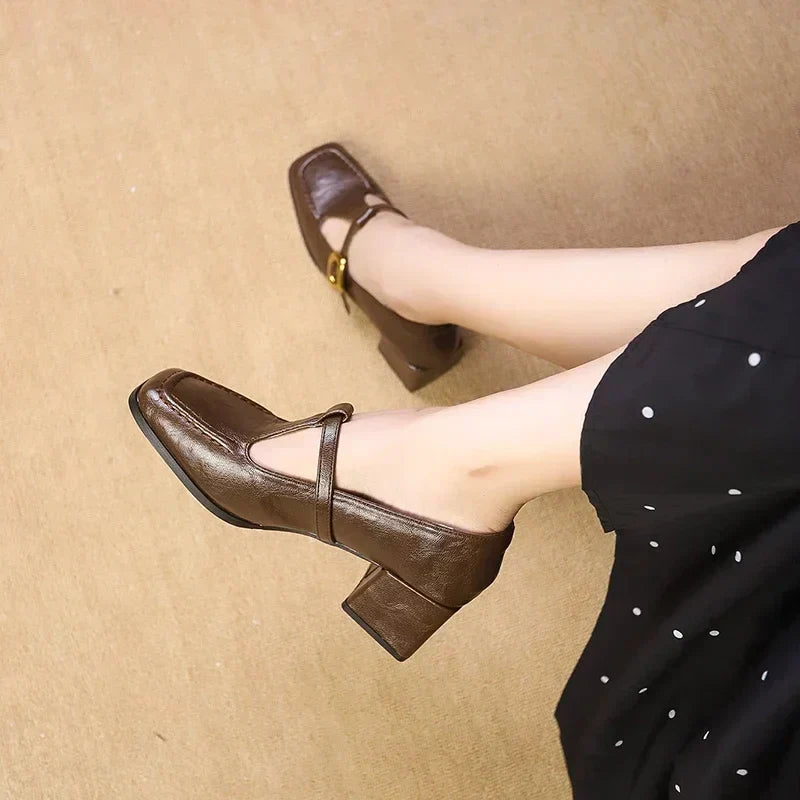 Ida – Classic Mid-Heel Shoes for Women