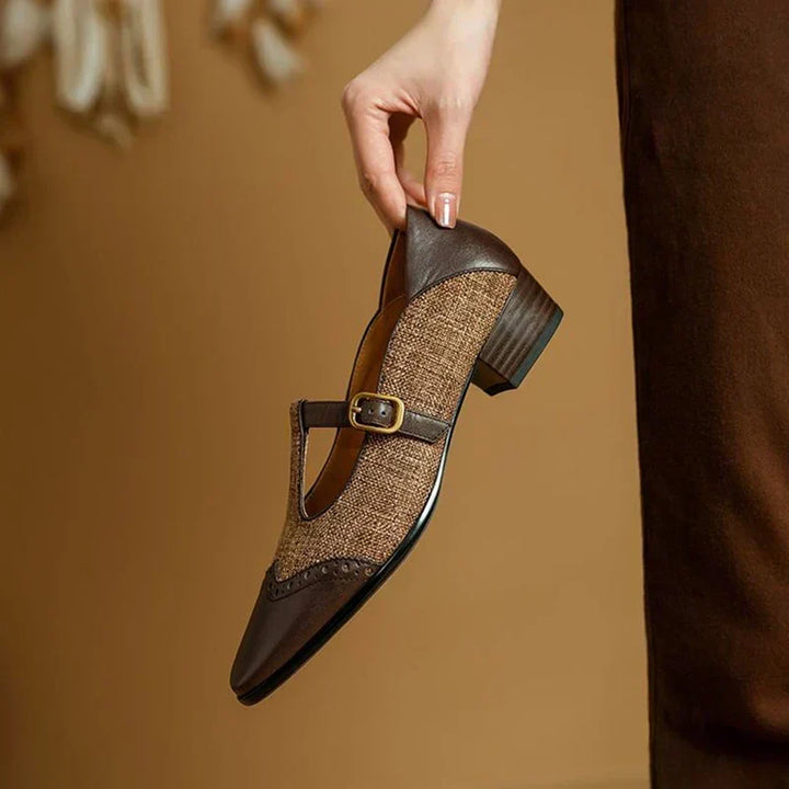 Sophie – Classic Buckle Vintage Shoes