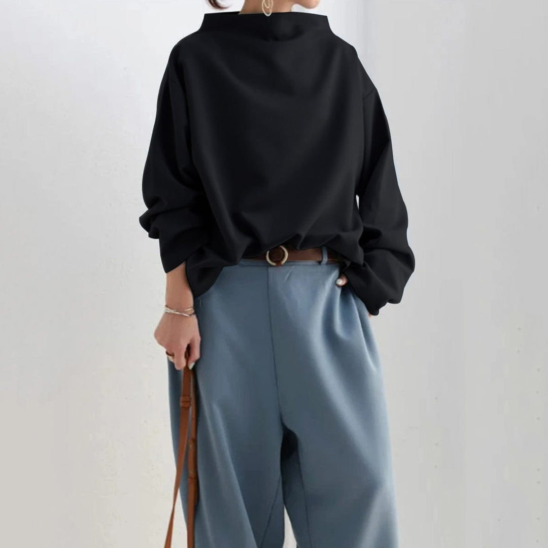 Nora | Stylish High-Collared Casual Top