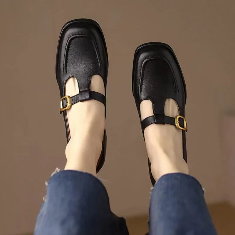 Emilia – Retro-Inspired T-Step Footwear