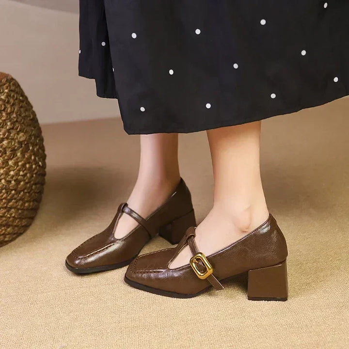 Ida – Classic Mid-Heel Shoes for Women