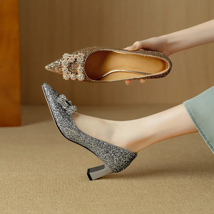 Theresa – Sparkling Glitter Stilettos