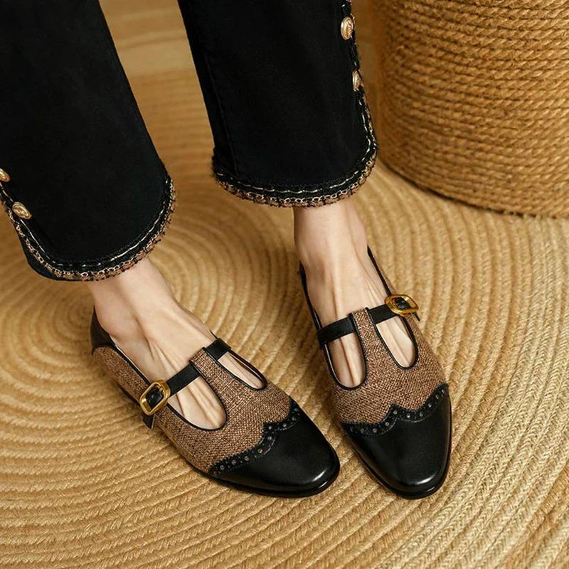 Sophie – Classic Buckle Vintage Shoes