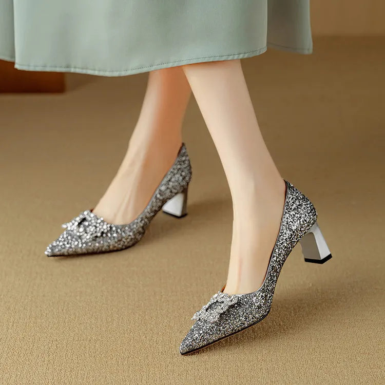 Theresa – Sparkling Glitter Stilettos