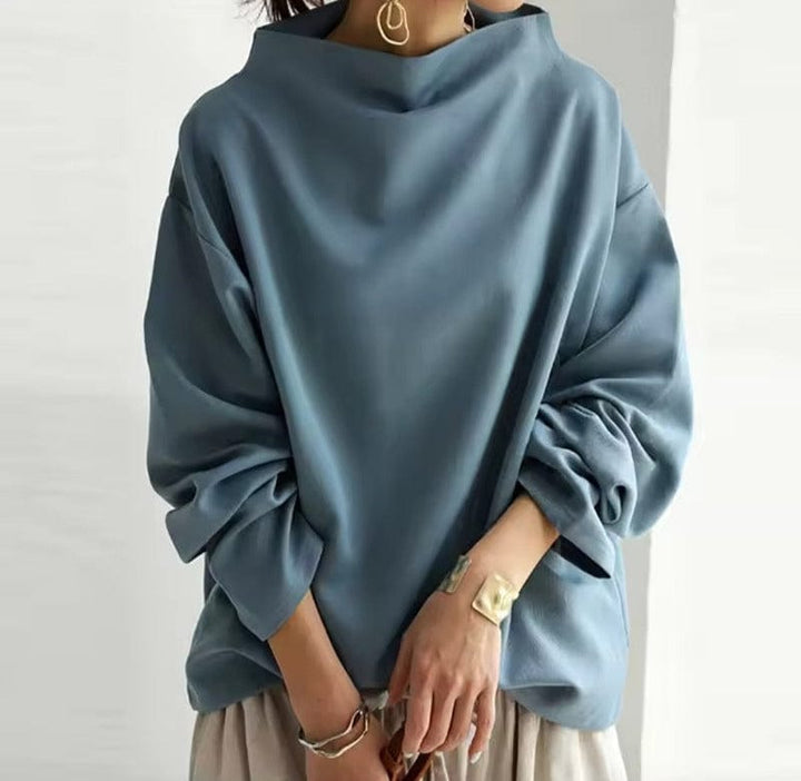 Nora | Stylish High-Collared Casual Top