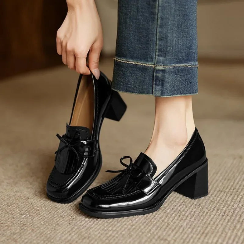 Klara – Stylish Loafer Heels