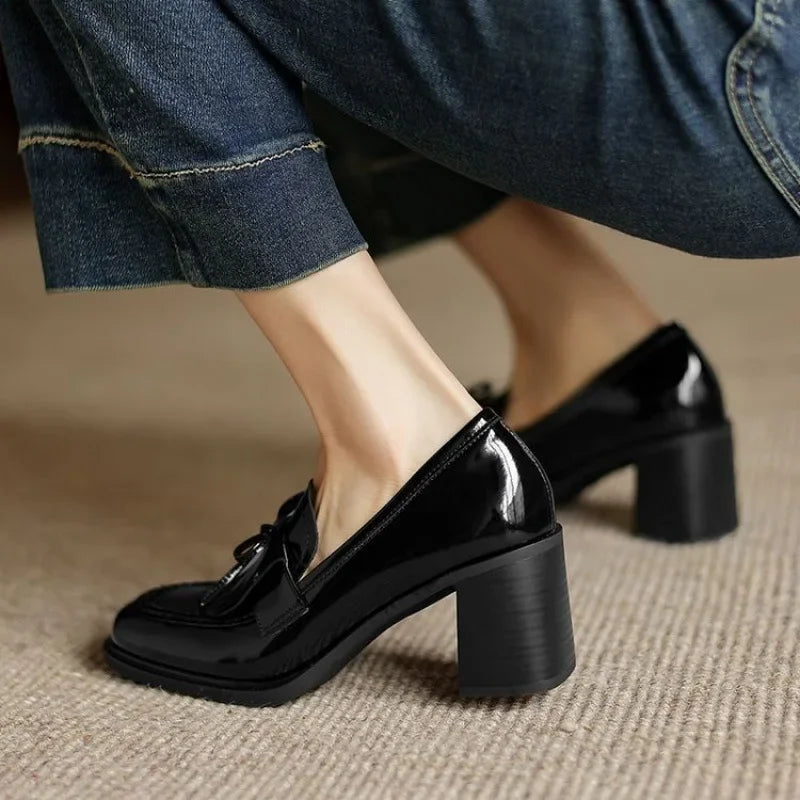 Klara – Stylish Loafer Heels