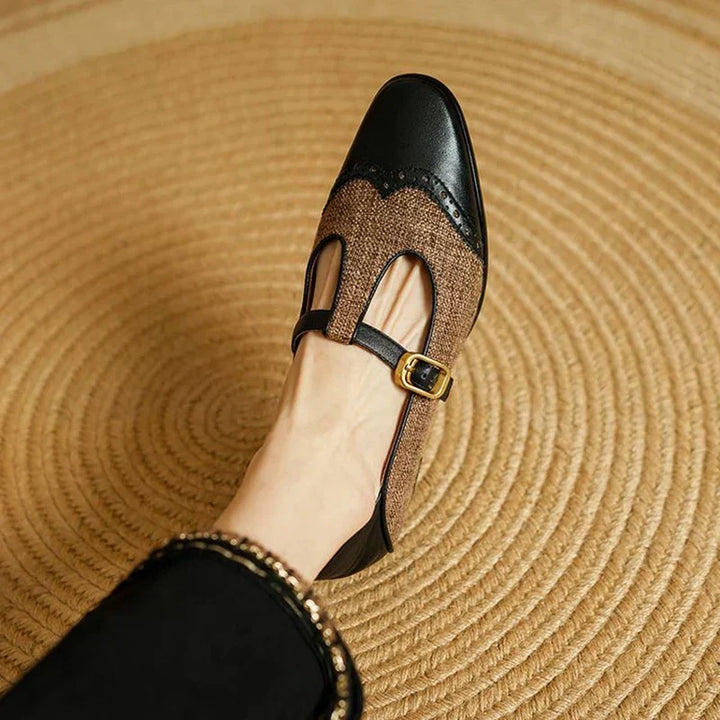 Sophie – Classic Buckle Vintage Shoes