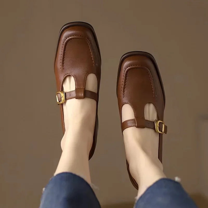 Emilia – Retro-Inspired T-Step Footwear