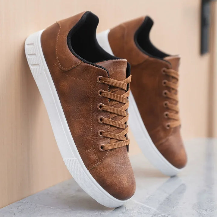 Alfie | Brown Low-Top Trainers
