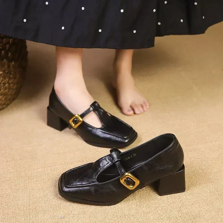 Ida – Classic Mid-Heel Shoes for Women