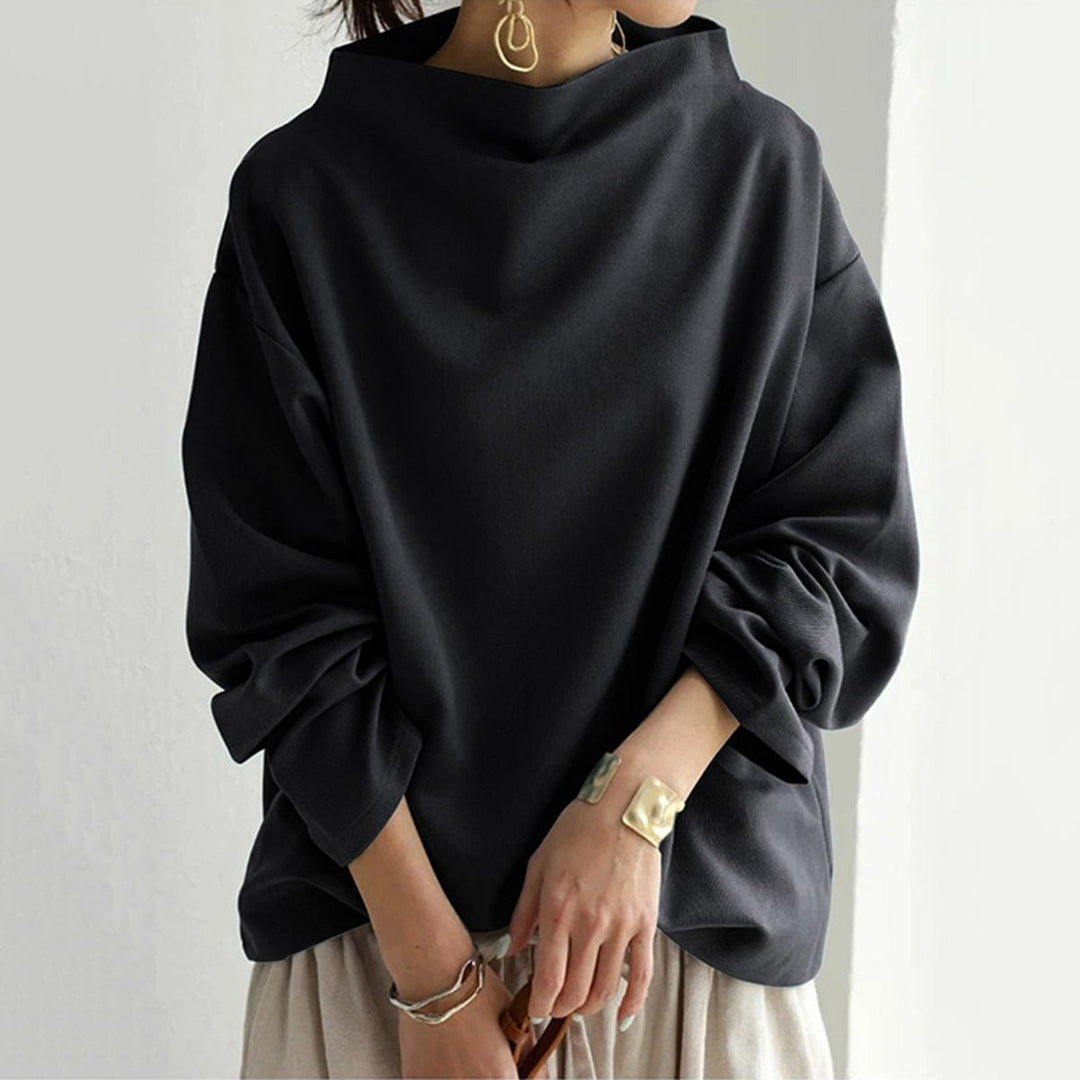 Nora | Stylish High-Collared Casual Top