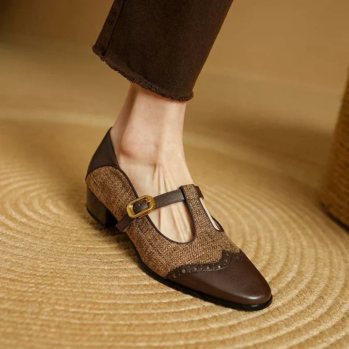 Sophie – Classic Buckle Vintage Shoes