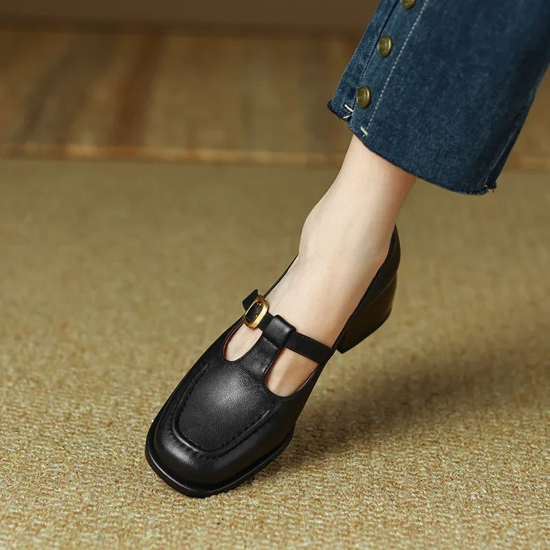 Emilia – Retro-Inspired T-Step Footwear