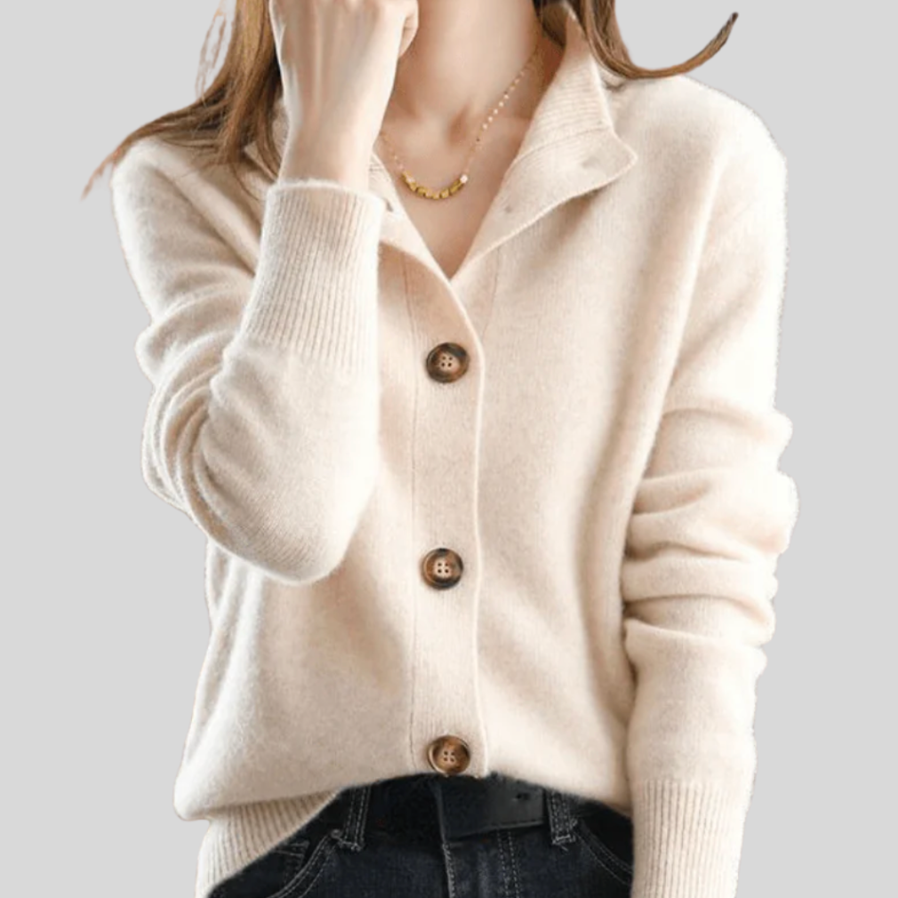 Luna | Retro-Style Cashmere Gilet