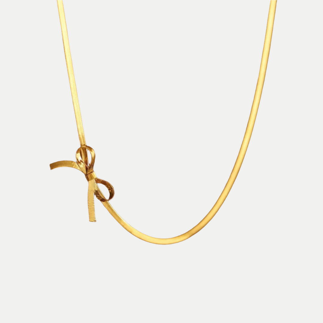 Rébecca – Gold Initial Pendant Necklace