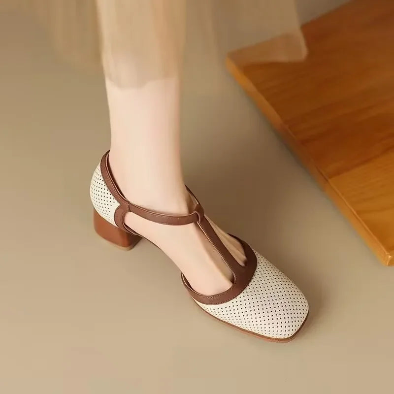 Helene – Chic Women's Mid-Heel Shoes