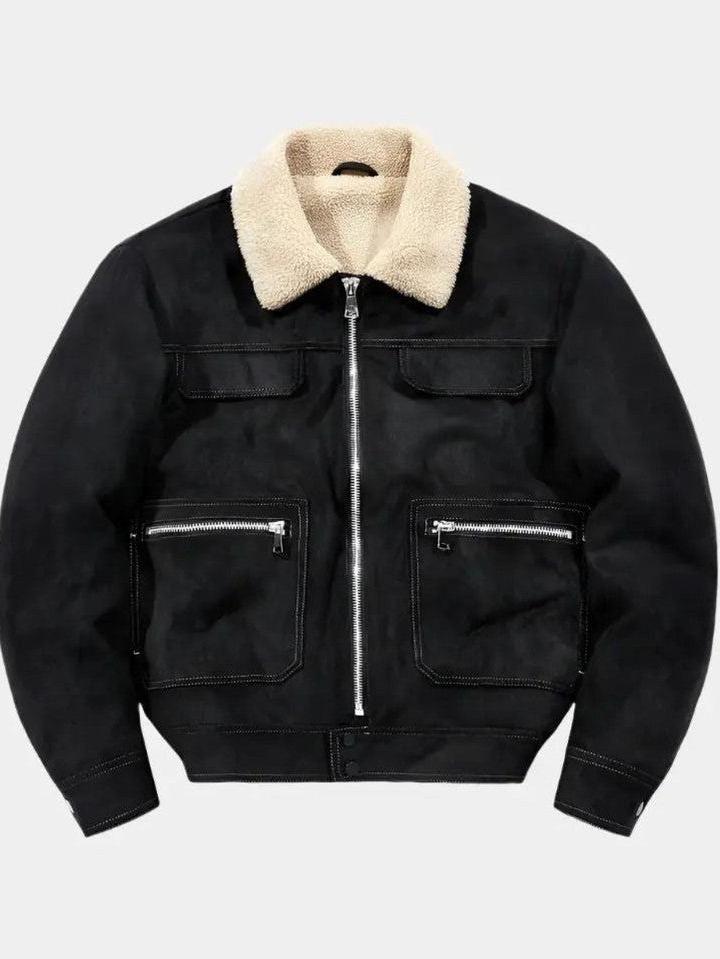 Sebastian | Tan Zip-Front Jacket
