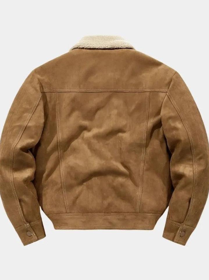 Sebastian | Tan Zip-Front Jacket