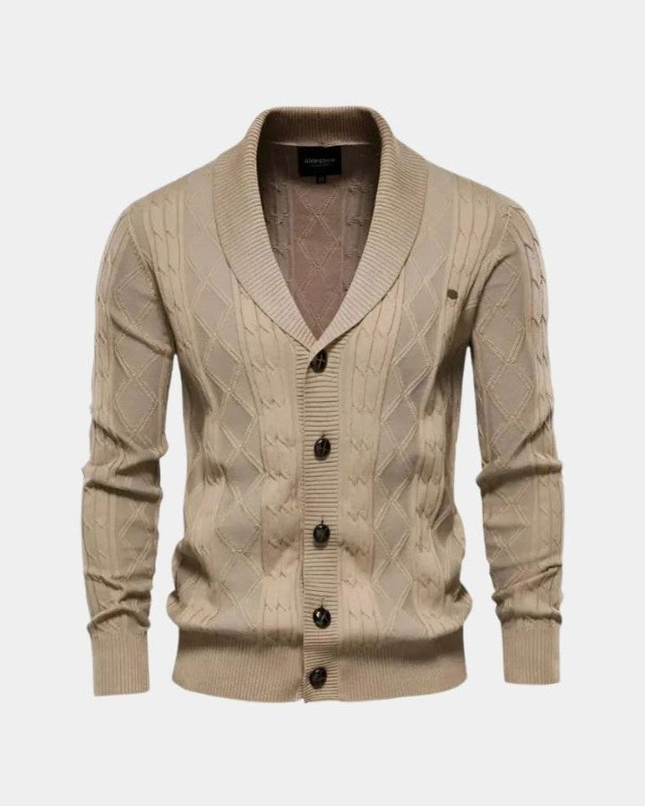 Sebastian | Grey Button Cardigan